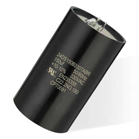CPT0091 مكثف البدء 135-162 μF 330V - متوافق مع Trane & American Standard HVAC - استبدال مكثف بدء تشغيل المحرك الدائري لـ CPT00091، CPT0091A، CPT0091B in Kuwait