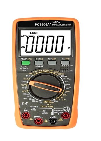 9808+ مقياس رقمي متعدد 1999 صحيح 2000 فائق التوهج السعة 20 ميجا هرتز تردد قياس درجة الحرارة مع (9804A) in Kuwait