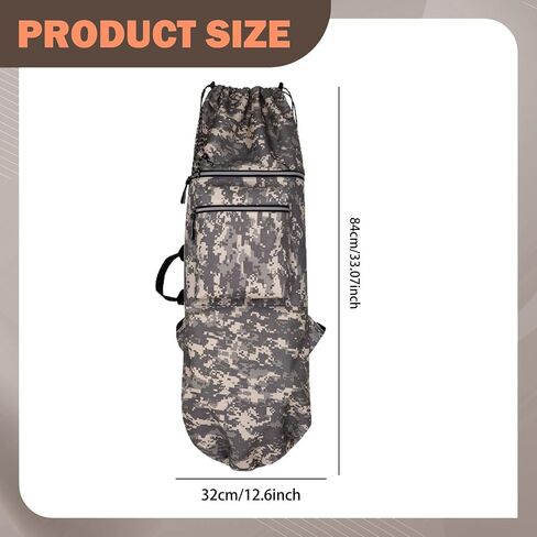 Almencla Skateboard Bag Skateboard Backpack Universal for Men Women with Adjustable Strap in Kuwait