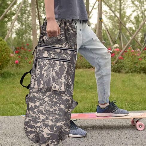 Almencla Skateboard Bag Skateboard Backpack Universal for Men Women with Adjustable Strap in Kuwait