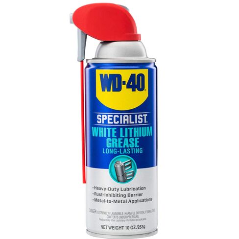 WD-40 Specialist Penetrant with Smart Straw Sprays 2 Ways, 11 OZ & WD-40 Specialist White Lithium Grease Spray with Smart Straw Sprays 2 Ways, 10 OZ in Kuwait