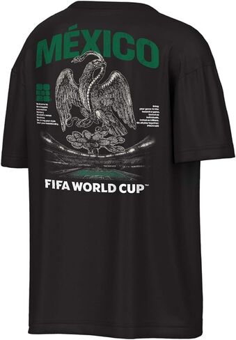 Outerstuff Men's FIFA World Cup 2026 Mexico Stadium Black Premium Cotton Tee in Kuwait