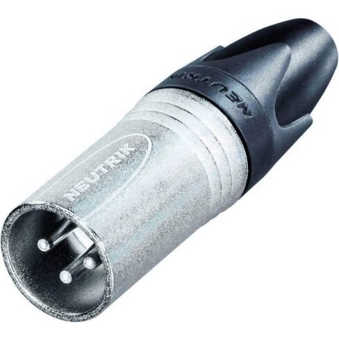 Neutrik NC3MXX 3-Pin XLRM Cable Connector, Nickel Housing with Silver Contacts in Saudi Arabia
