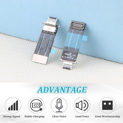 استبدال موصل Dedyel Dock متوافق مع iPad mini 6 A2567 A2568 A2569 iPad mini 6 2021 كابل مرن لتجميع منفذ الشحن (أرجواني) in Kuwait
