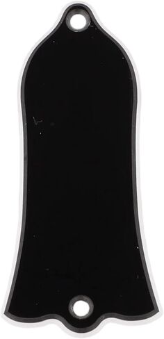 لجيبسون Les Truss Rod Cover 2-Ply Black Plain، بديل للجيتار الكهربائي والباس، تباعد الفتحات 2.05 بوصة، ملحق بلاستيكي بطول 2.4 بوصة in Kuwait