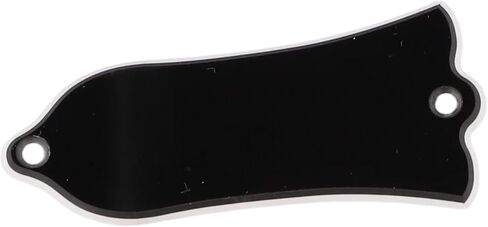 لجيبسون Les Truss Rod Cover 2-Ply Black Plain، بديل للجيتار الكهربائي والباس، تباعد الفتحات 2.05 بوصة، ملحق بلاستيكي بطول 2.4 بوصة in Kuwait