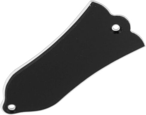 لجيبسون Les Truss Rod Cover 2-Ply Black Plain، بديل للجيتار الكهربائي والباس، تباعد الفتحات 2.05 بوصة، ملحق بلاستيكي بطول 2.4 بوصة in Kuwait