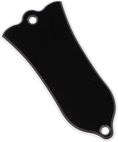 لجيبسون Les Truss Rod Cover 2-Ply Black Plain، بديل للجيتار الكهربائي والباس، تباعد الفتحات 2.05 بوصة، ملحق بلاستيكي بطول 2.4 بوصة in Kuwait