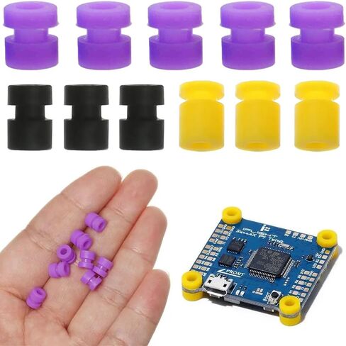 30 Pack Drone Flight Controller Shock Absorption Ball Replacement Anti Vibration Rubber Mounting Pads Damper Stabilizer Noise Reduction Damping Balls for Racing Drones FPV Camera Gimbal F4 F7 in Kuwait