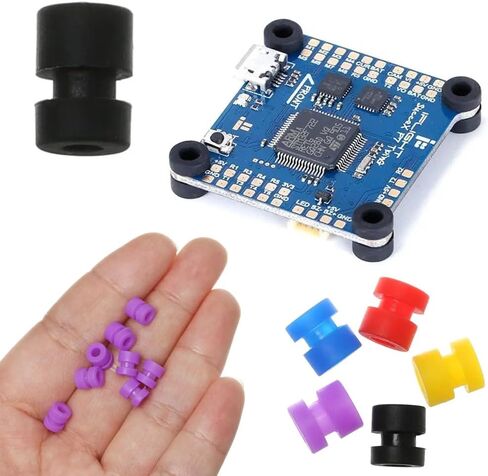 30 Pack Drone Flight Controller Shock Absorption Ball Replacement Anti Vibration Rubber Mounting Pads Damper Stabilizer Noise Reduction Damping Balls for Racing Drones FPV Camera Gimbal F4 F7 in Kuwait