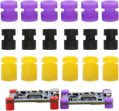 30 Pack Drone Flight Controller Shock Absorption Ball Replacement Anti Vibration Rubber Mounting Pads Damper Stabilizer Noise Reduction Damping Balls for Racing Drones FPV Camera Gimbal F4 F7 in Kuwait