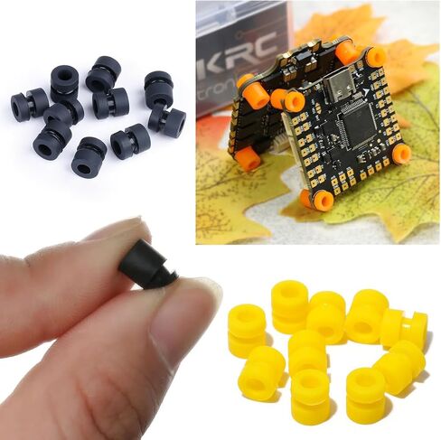 30 Pack Drone Flight Controller Shock Absorption Ball Replacement Anti Vibration Rubber Mounting Pads Damper Stabilizer Noise Reduction Damping Balls for Racing Drones FPV Camera Gimbal F4 F7 in Kuwait