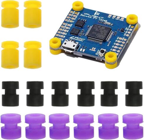 30 Pack Drone Flight Controller Shock Absorption Ball Replacement Anti Vibration Rubber Mounting Pads Damper Stabilizer Noise Reduction Damping Balls for Racing Drones FPV Camera Gimbal F4 F7 in Kuwait