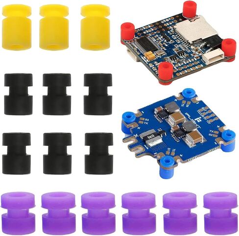 30 Pack Drone Flight Controller Shock Absorption Ball Replacement Anti Vibration Rubber Mounting Pads Damper Stabilizer Noise Reduction Damping Balls for Racing Drones FPV Camera Gimbal F4 F7 in Kuwait