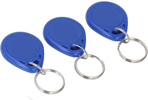 IC Card Keyfobs 13.56MHz with Keyring Design,Compact and Lightweight Set of 10 Keychains for ID Management,Easy Access Anywhere in Kuwait
