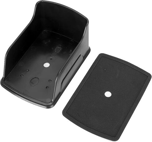 Waterproof ABS Waterproof Cover for Access Control Keyboard Controller Durable Sun Protection Cover for Attendance Machine Black Material 3mm in Kuwait