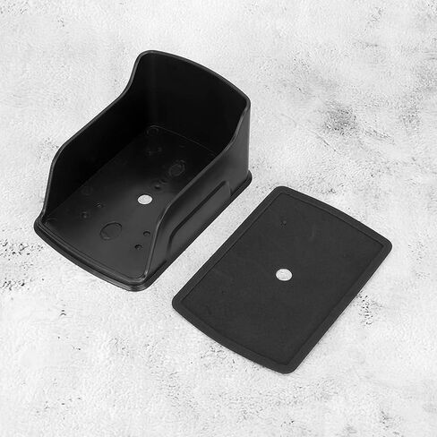 Waterproof ABS Waterproof Cover for Access Control Keyboard Controller Durable Sun Protection Cover for Attendance Machine Black Material 3mm in Kuwait
