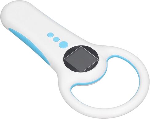ViaGasaFamido Pet Microchip Reader, Rechargeable Handheld Scanner with OLED Display for Pet Tag Identification in Vets and Shelters in Kuwait