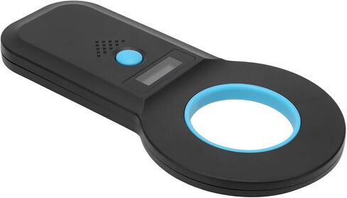 Pet Microchip Reader, Bluetooth OLED Reads EMID FDX B Rechargeable Animal Chip Scanner, Handheld Pet Tag Reader with 128 Data Storage and USB Charging for Pets Dogs Cats in Kuwait
