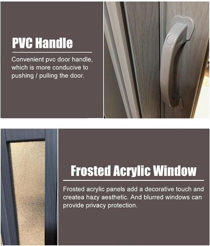Accordion Folding Screen Door - Versatile Concertina Partition for Indoor Spaces, Perfect for Pantry, Laundry Room, Bedroom Entry, or Home Office Privacy in Kuwait