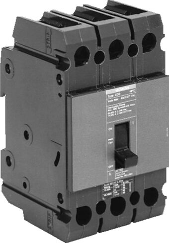 Siemens CQD315 15-Amp Three Pole 480/277V AC 14KAIC Cable In/Cable Out Breaker in Kuwait