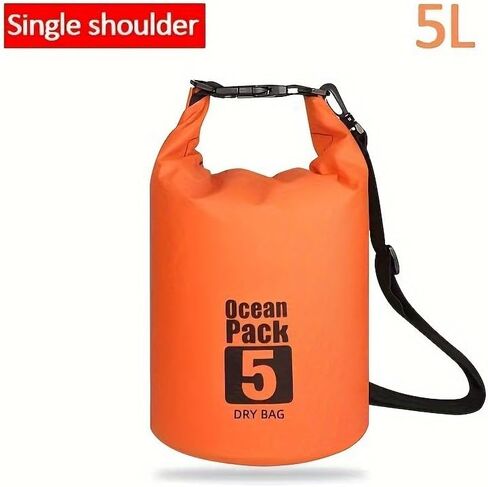 5L Dry Bag Waterproof, Waterproof Backpack, Lightweight Roll Top Dry Storage Backpack, Floating Dry Bag for Swimming, Kayaking, Boating, Camping & Beach Travel, Women & Men in Kuwait