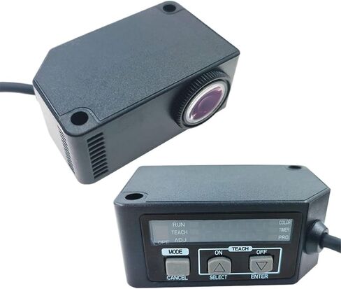 1pcs LS-101 NPN Digital Display DC12-24v GRB 3-Color LED Display can Replace LX-101 Color Code Sensor in Kuwait