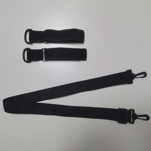 Ski Carrier Strap with Shoulder and Hand Carry Options, Adjustable Snowboard Carrying Strap for Men and Women, Black in Kuwait