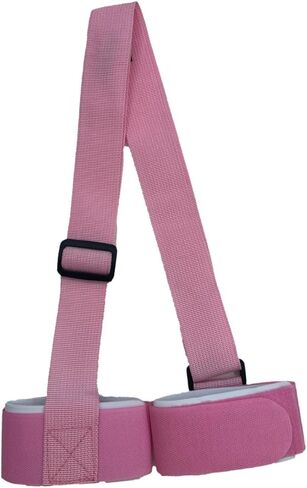 Ski and Pole Carrier Strap with Adjustable Length 17.72-47.24inch, Nylon Shoulder Strap for Snowboard, Ski Board, and Skateboard Transport in Kuwait