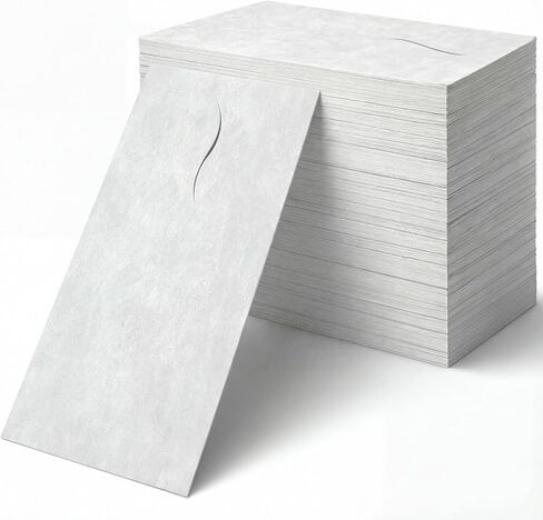 Hahafelt 2000 Pcs 12" x 24" Chiropractic Face Paper Sheets with Slit Premium Headrest Paper Disposable Medical Face Barrier Exam Sheets White in Kuwait