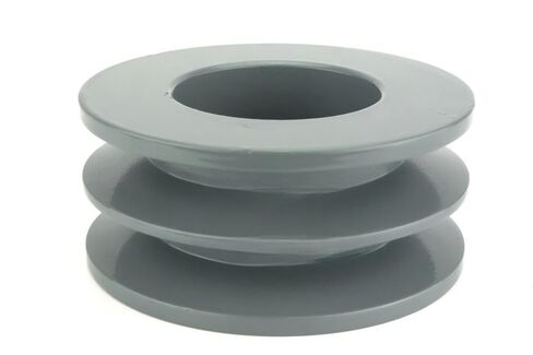 ضاغط 2BK40H/H1-1/8 بكرة أخدود مزدوجة 4 بوصة - لجزء ضاغط الهواء Masterdrive - استبدال بكرة الحديد الزهر/حزام القسم B بكرة 5 لتر مع جلبة 1-1/8 بوصة - فولاذ صلب من الحديد الزهر الرمادي in Kuwait