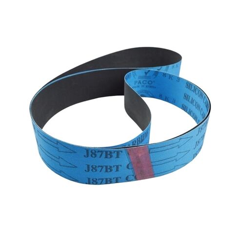1 piece J87BT Silicon Carbide Sanding Belt Flexible Sandpaper Polishing Band for Copper Aluminum Jade Wood Crystal(P100,1250x50mm) in Kuwait