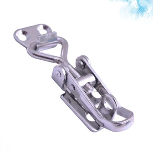 LIFKOME Stainless Steel Toggle Latch Clamp with Welding Processing and Rust Resistance, Sturdy Metal Equipment Latch for Industrial and Mechanical Applications in Kuwait