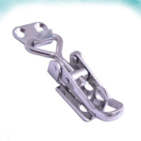 LIFKOME Stainless Steel Toggle Latch Clamp with Welding Processing and Rust Resistance, Sturdy Metal Equipment Latch for Industrial and Mechanical Applications in Kuwait