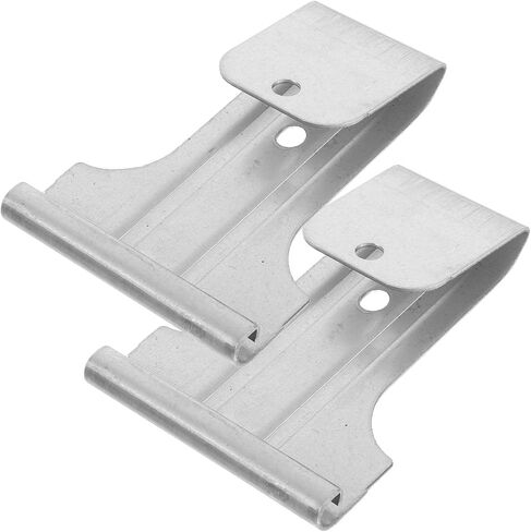 FOMIYES 2pcs Heavy Duty Shutter Door Mechanical Hook Lock with Thickened Galvanized Iron, Tamper Resistant Rolling and Sliding Door Latch for Outdoor Shops Security in Kuwait