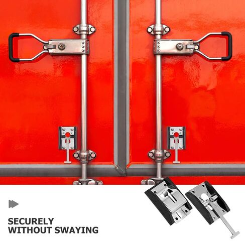 Trailer Door Latch Kit Heavy Duty 2 Sets Stainless Steel Rv Door Holder Catch Reliable Hook for Camper and Cargo Trailer Replacement in Kuwait