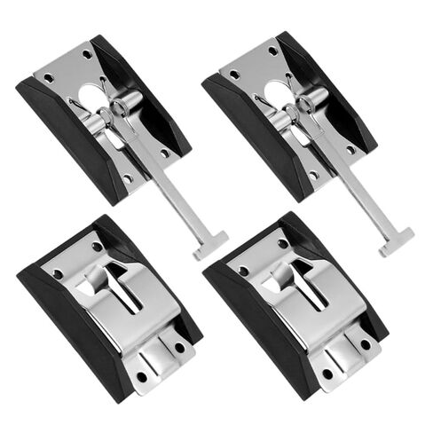 Generic 2 Sets Stainless Steel Rv Door Latches Trailer Door Holders Heavy Duty with Easy Installation for Camper and Travel Trailer in Kuwait