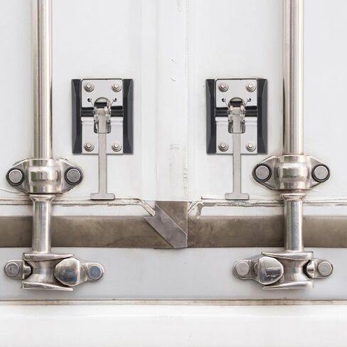 Generic 2 Sets Stainless Steel Rv Door Latches Trailer Door Holders Heavy Duty with Easy Installation for Camper and Travel Trailer in Kuwait