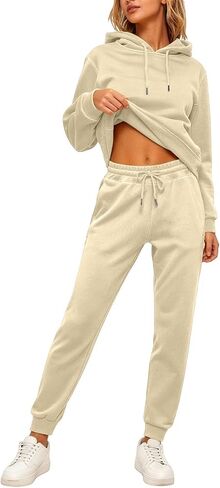 Jogging Suits For Women Baggy Hoodies Matching Joggers 2 Piece Sweatsuits Lightweight Athletic Travel Track Suit in Kuwait
