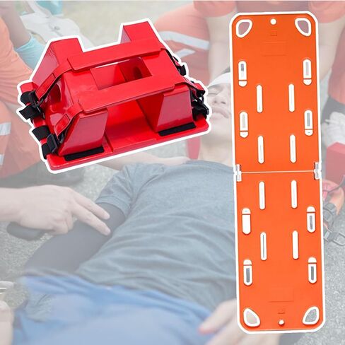 Emergency Head Immobilizer & Cervical Collar, Collapsible Spine Board for Water Rescue, Buoyant Stretcher for Hospitals, Ambulances & Water Parks - Essential Medical Equipment in Kuwait