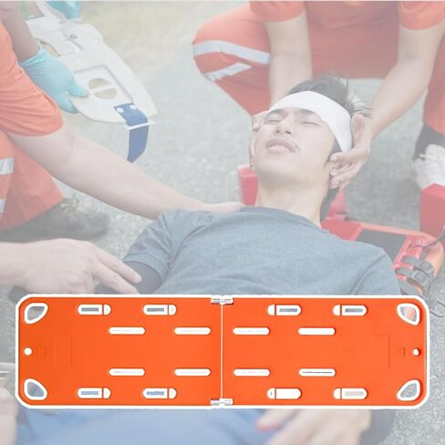 Emergency Head Immobilizer & Cervical Collar, Collapsible Spine Board for Water Rescue, Buoyant Stretcher for Hospitals, Ambulances & Water Parks - Essential Medical Equipment in Kuwait