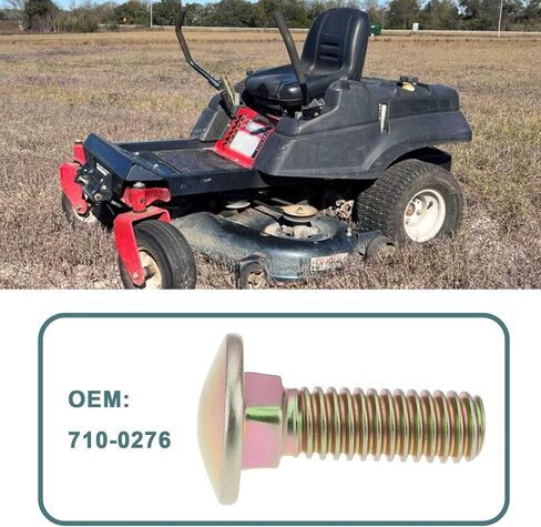 2pcs Lawnmover Carriage Bolt 5/16-18x1 710-0276 Compatible with Troy-Bilt Mustang XP Horse 800 500 850 550 450 in Kuwait