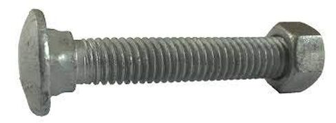 1/4"-20 x 7 (50 Pack) Galvanized Carriage Bolt Kit Grade 307A, Includes 1/4"-20 Hex Nuts (50 pcs), Hot Dip Galvanized for Exterior Use by Fastener Depot in Kuwait