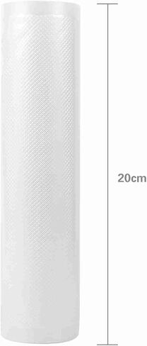 Vacuum Sealer Bags, Food Storage Saver Bags with Resistance to Freezing and Reusable Design, for Vacuum Packaging and Aseptic Packaging, 4 Sizes (20x500cm) in Kuwait