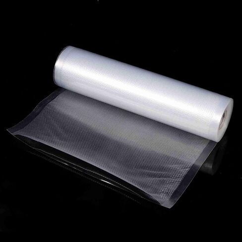 Vacuum Sealer Bags, Food Storage Saver Bags with Resistance to Freezing and Reusable Design, for Vacuum Packaging and Aseptic Packaging, 4 Sizes (20x500cm) in Kuwait