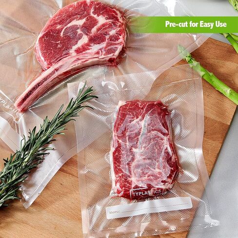 أكياس TYPLASTICS بحجم 100 جالون مفرغة الهواء مقاس 11 بوصة × 16 بوصة أكياس تجميد مسبقة القطع | تخزين المواد الغذائية in Kuwait
