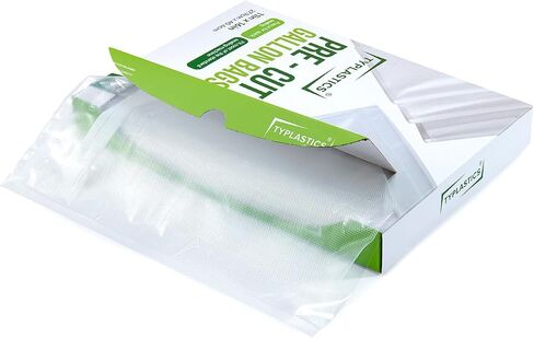 أكياس TYPLASTICS بحجم 100 جالون مفرغة الهواء مقاس 11 بوصة × 16 بوصة أكياس تجميد مسبقة القطع | تخزين المواد الغذائية in Kuwait