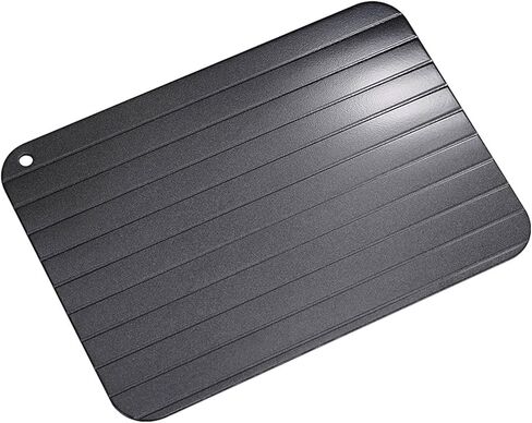 Generic Aluminum Defrost Plate Rapid Food Thawing Tray Safe Meat Defrosting Gadget for Home Kitchen Use in Kuwait