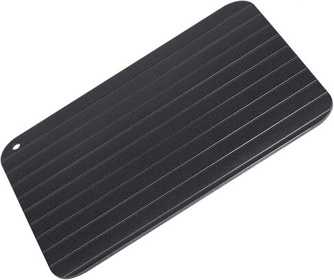 Generic Aluminum Defrost Plate Rapid Food Thawing Tray Safe Meat Defrosting Gadget for Home Kitchen Use in Kuwait