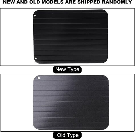 Generic Aluminum Defrost Plate Rapid Food Thawing Tray Safe Meat Defrosting Gadget for Home Kitchen Use in Kuwait